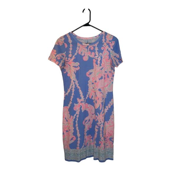 Lilly Pulitzer Deglan Go with the Flow T-shirt Dress Starfish Size XS - Picture 1 of 5